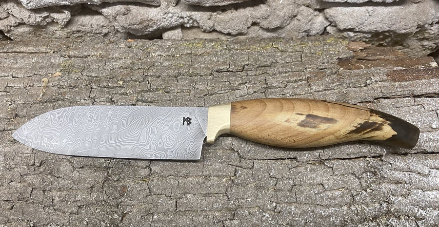 blaeserschmiede-kuechenmesser-torsions-damast_1 Damastmesser Schmiede Handwerk Handarbeit